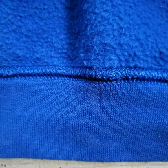 Gildan Heavy Blend Veteran Military Hoodie Sweatshirt Blue Vintage Skull Earned - Picture 6 of 12